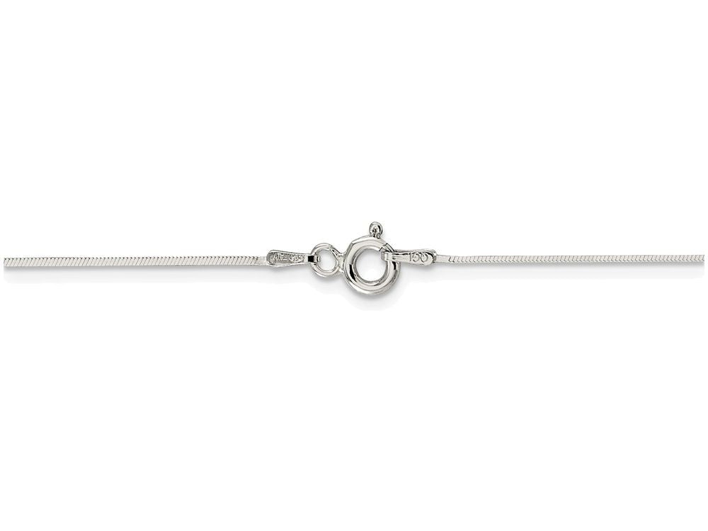 FJC Finejewelers 16 Inch Sterling Silver .7mm Square Snake Chain Necklace