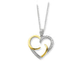 Sentimental Expressions(tm) Sterling Silver and The Arms of Love 18 Inch Heart Necklace