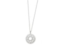 Sentimental Expressions(tm) Sterling Silver Polished Family Heart Strings 18 Inch Necklace