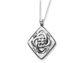 Sentimental Expressions(tm) Sterling Silver Antiqued Family Blessings 18 Inch Necklace