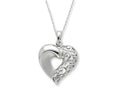 Sentimental Expressions(tm) Sterling Silver Close To My Heart 18 Inch Necklace