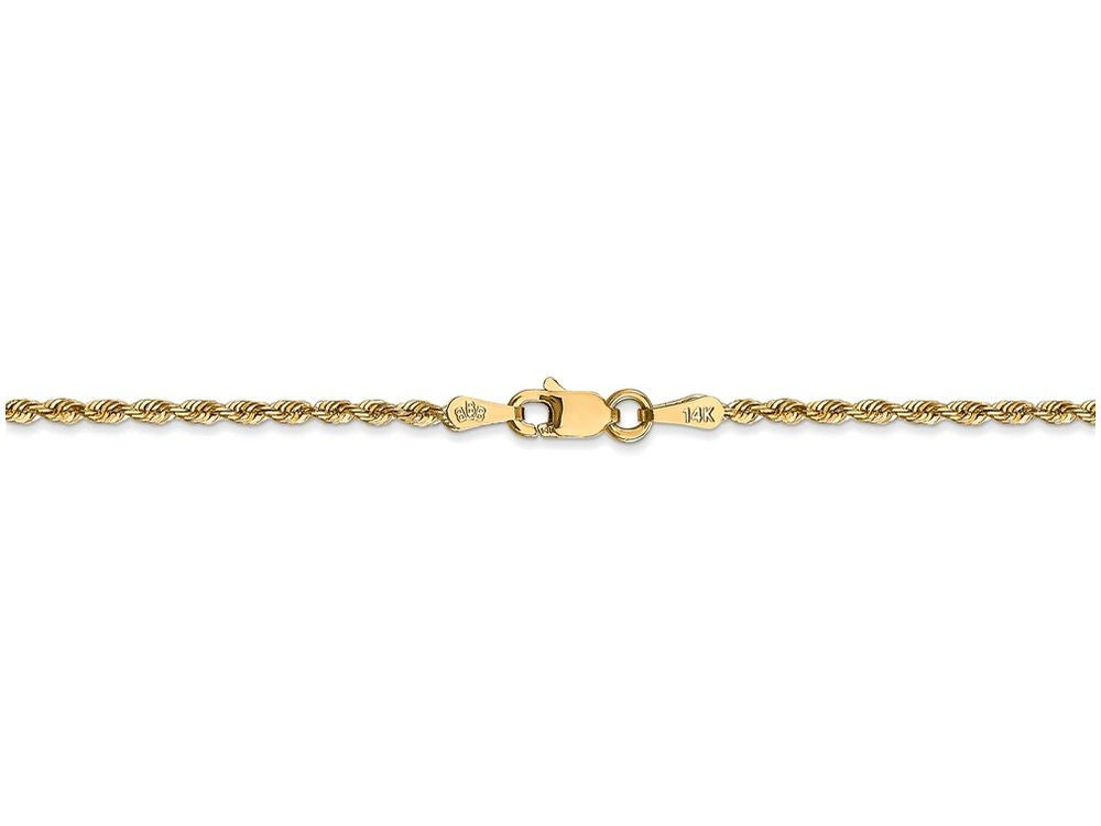 FJC Finejewelers 18 Inch 14k Yellow Gold 1.84mm bright-cut Quadruple Rope Chain Necklace