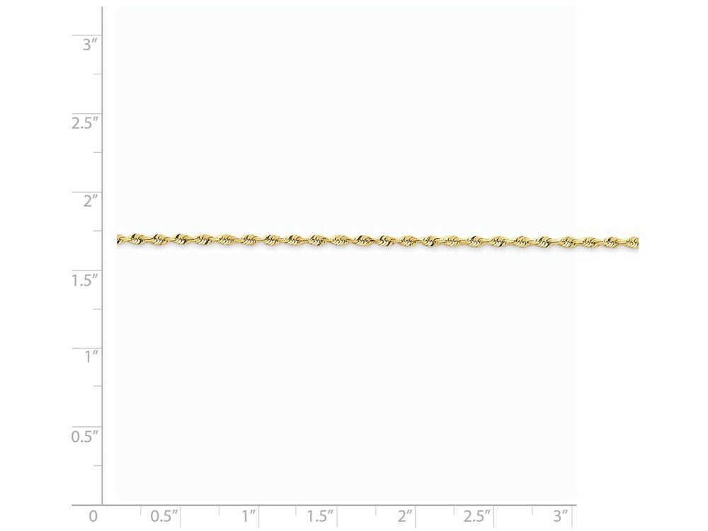FJC Finejewelers 30 Inch 14k Yellow Gold 1.84mm bright-cut Quadruple Rope Chain Necklace