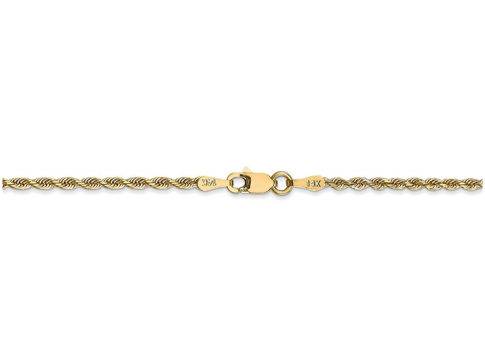 FJC Finejewelers 30 Inch 14k Yellow Gold 2.00mm bright-cut Quadruple Rope Chain Necklace