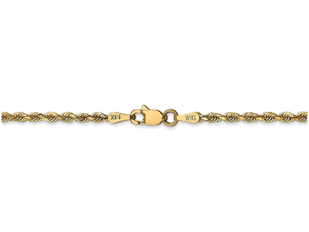 FJC Finejewelers 18 Inch 14k Yellow Gold 2.25mm bright-cut Quadruple Rope Chain Necklace