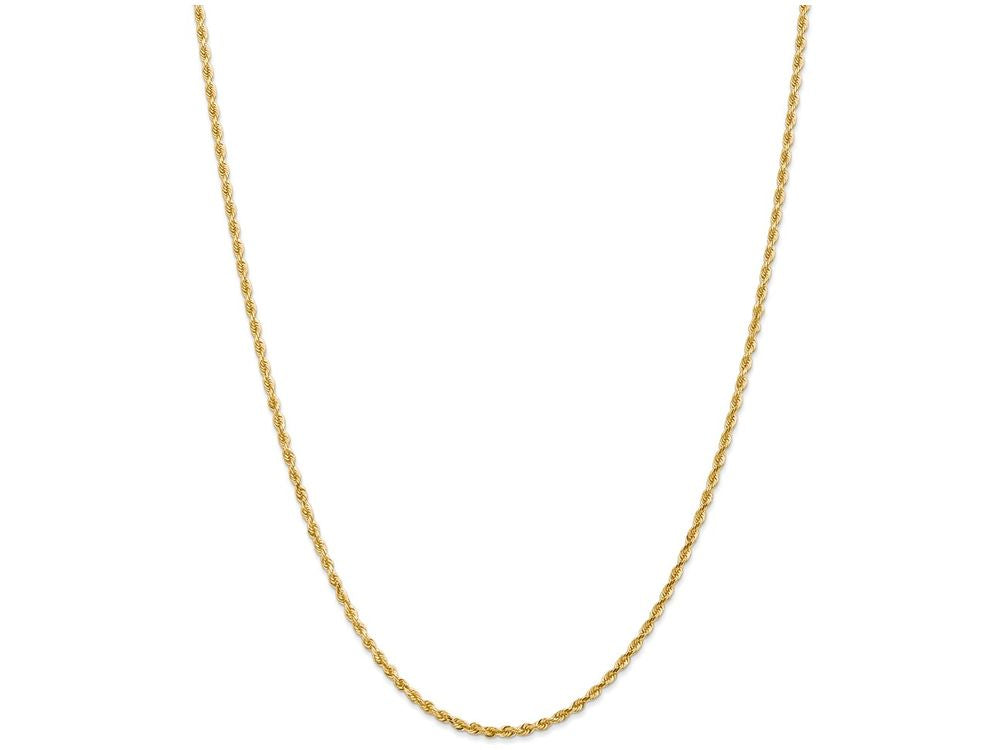 FJC Finejewelers 30 Inch 14k Yellow Gold 2.25mm bright-cut Quadruple Rope Chain Necklace