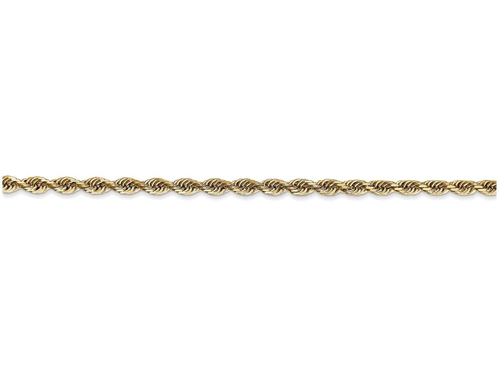FJC Finejewelers 22 Inch 14k Yellow Gold 2.75mm bright-cut Quadruple Rope Chain Necklace