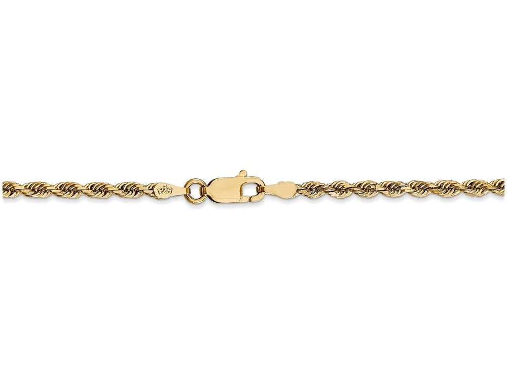FJC Finejewelers 24 Inch 14k Yellow Gold 2.75mm bright-cut Quadruple Rope Chain Necklace