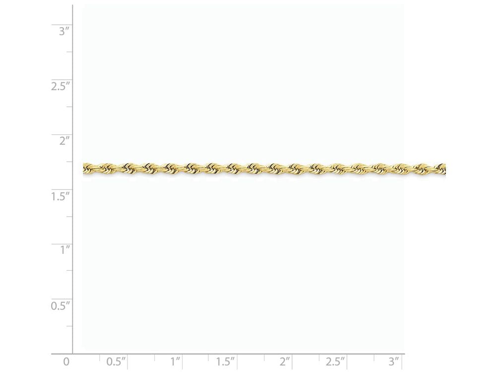 FJC Finejewelers 24 Inch 14k Yellow Gold 2.75mm bright-cut Quadruple Rope Chain Necklace