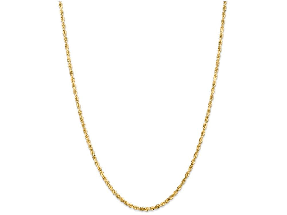 FJC Finejewelers 18 Inch 14k Yellow Gold 3.0mm bright-cut Quadruple Rope Chain Necklace