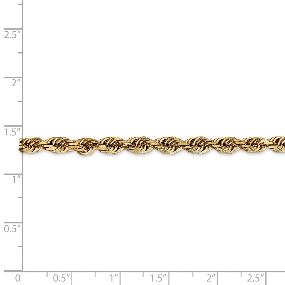 FJC Finejewelers 22 Inch 14k 4.5mm bright-cut Quadruple Rope Chain Necklace
