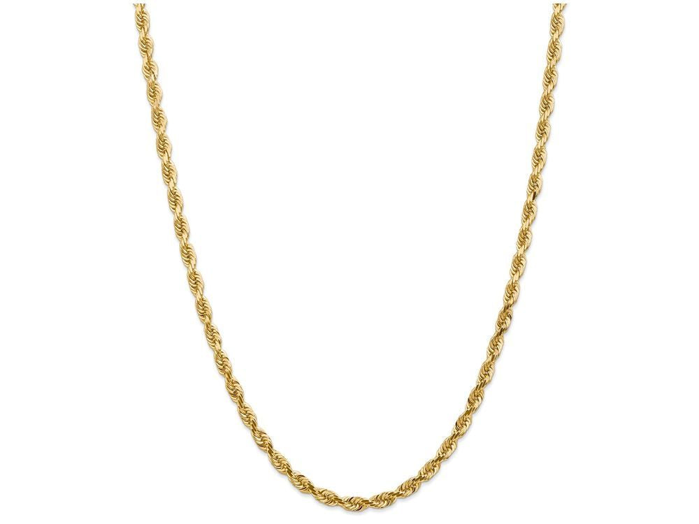 FJC Finejewelers 24 Inch 14k 4.5mm bright-cut Quadruple Rope Chain Necklace
