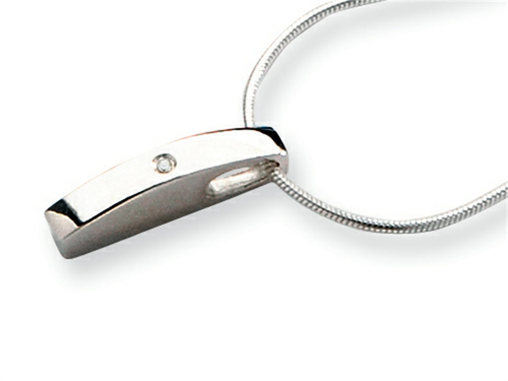 White Ice Sterling Silver Diamond Necklace