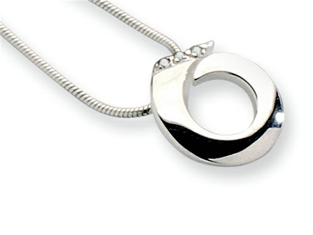 White Ice Sterling Silver Diamond Necklace