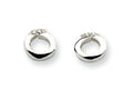 White Ice Sterling Silver Diamond Earrings
