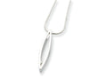 White Ice Sterling Silver Diamond Necklace