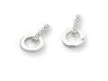 White Ice Sterling Silver Diamond Earrings