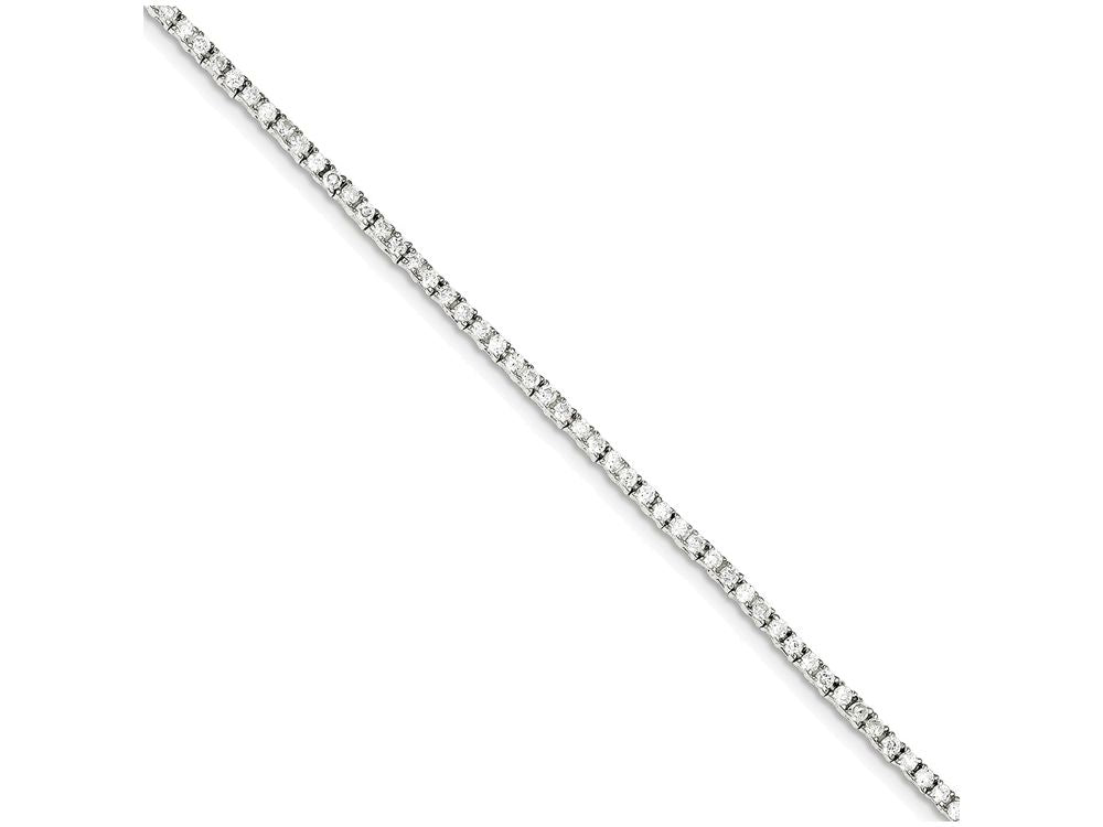 FJC Finejewelers Sterling Silver Cubic Zirconia Bracelet