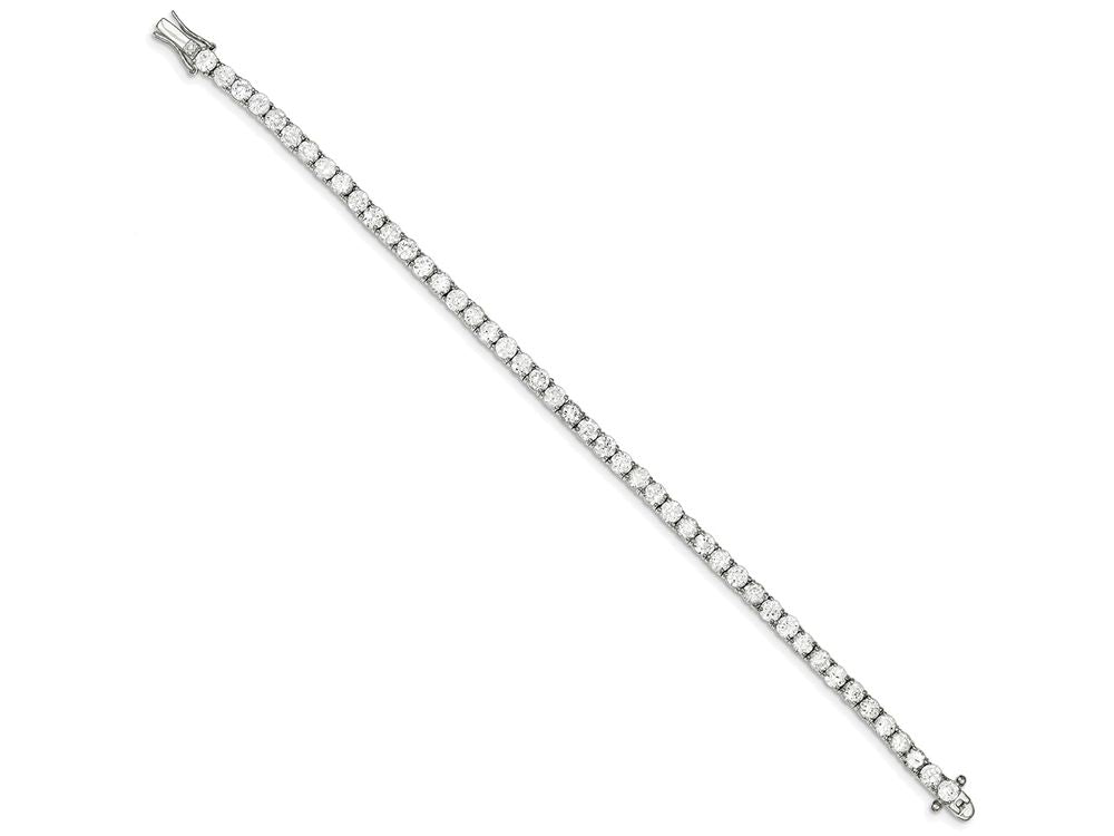 FJC Finejewelers Sterling Silver Cubic Zirconia Bracelet