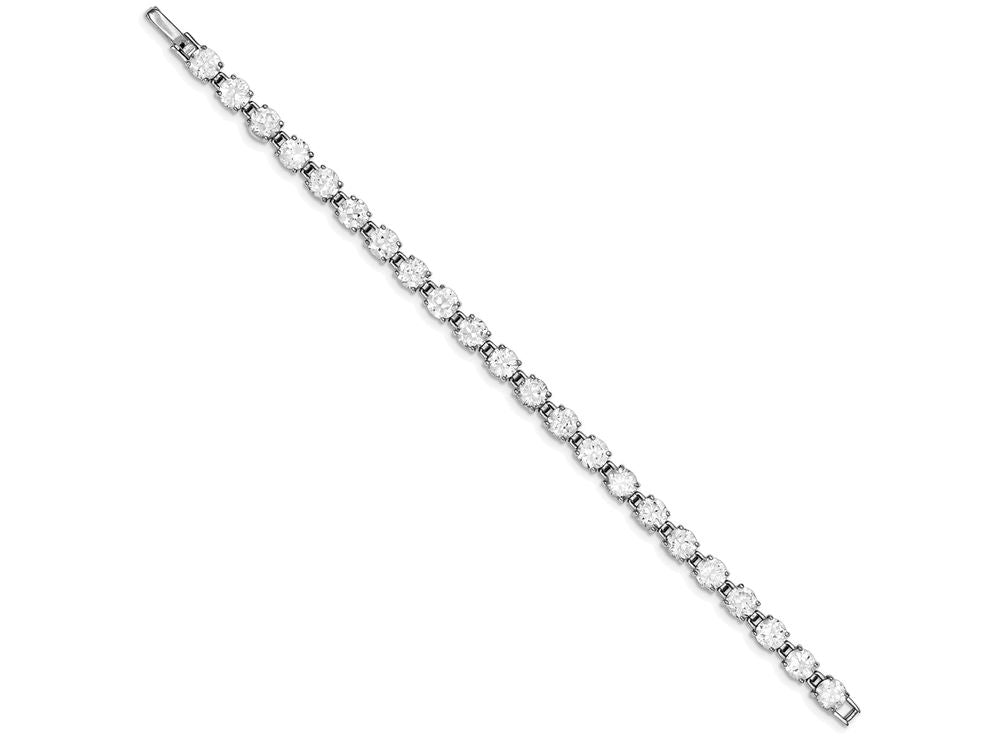 FJC Finejewelers Sterling Silver Cubic Zirconia Bracelet