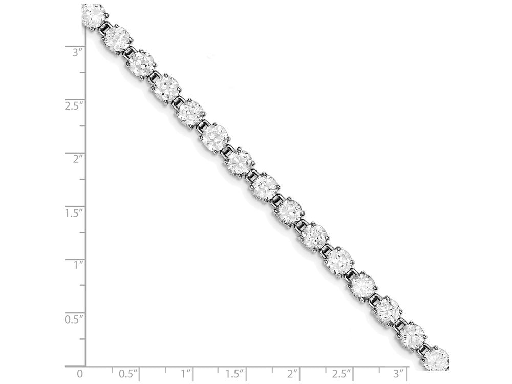FJC Finejewelers Sterling Silver Cubic Zirconia Bracelet