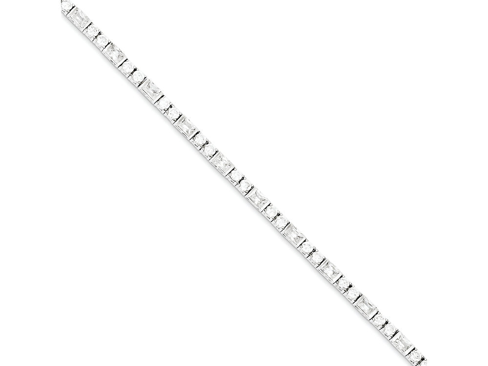 FJC Finejewelers Sterling Silver Cubic Zirconia Bracelet