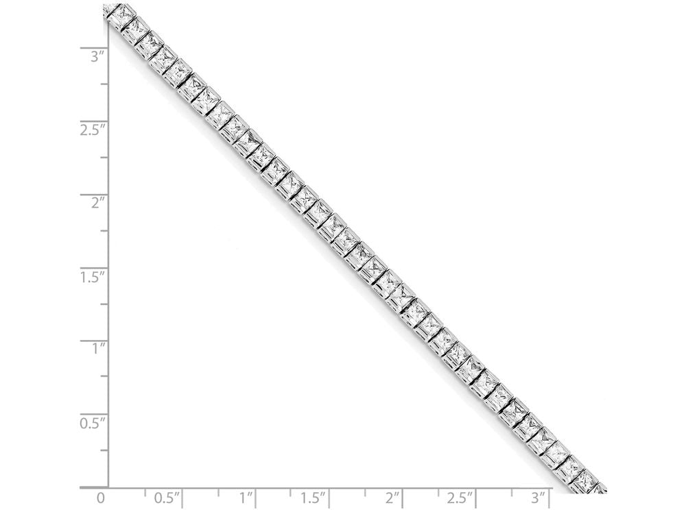 FJC Finejewelers Sterling Silver Cubic Zirconia Tennis Bracelet