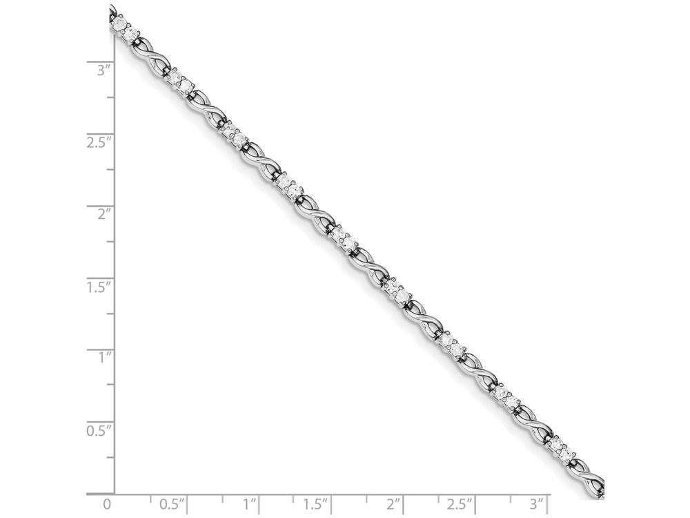 FJC Finejewelers Sterling Silver Cubic Zirconia Xando Bracelet