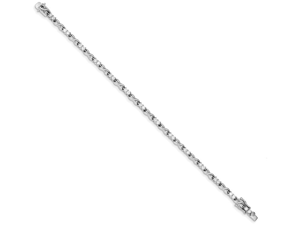 FJC Finejewelers Sterling Silver Cubic Zirconia Xando Bracelet