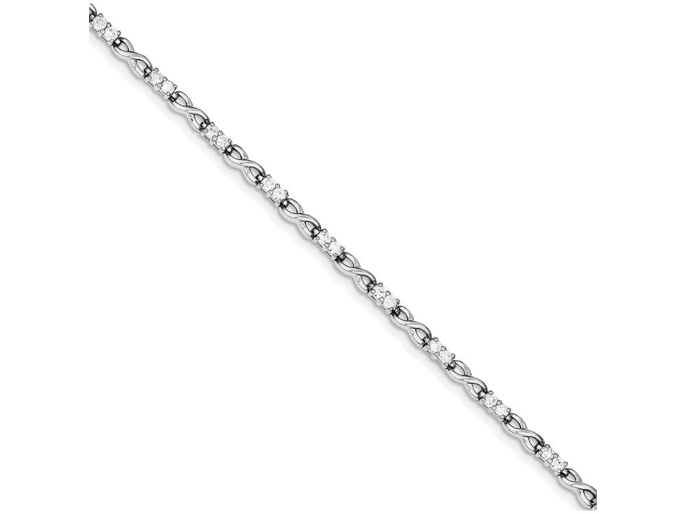 FJC Finejewelers Sterling Silver Cubic Zirconia Xando Bracelet