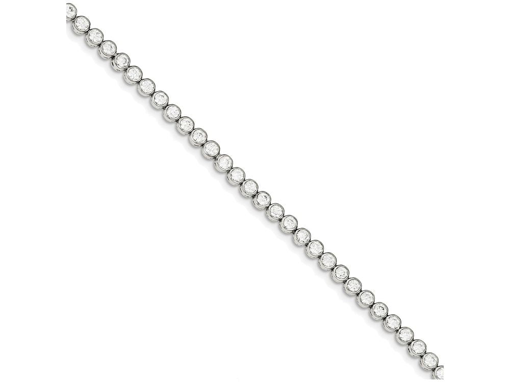 FJC Finejewelers Sterling Silver Cubic Zirconia Bracelet