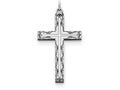 FJC Finejewelers Sterling Silver Laser Designed Cross Pendant Necklace - Chain Included