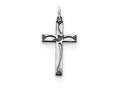 FJC Finejewelers Sterling Silver Laser Designed Cross Charm