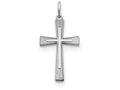 FJC Finejewelers Sterling Silver Laser Designed Cross Pendant Necklace - Chain Included