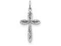 FJC Finejewelers Sterling Silver Laser Designed Cross Pendant Necklace - Chain Included