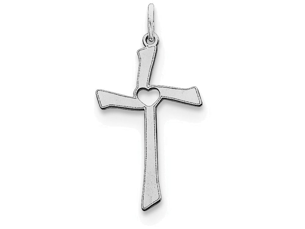 FJC Finejewelers Sterling Silver Laser Designed Cross Pendant Necklace - Chain Included
