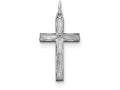 FJC Finejewelers Sterling Silver Laser Designed Cross Pendant Necklace - Chain Included
