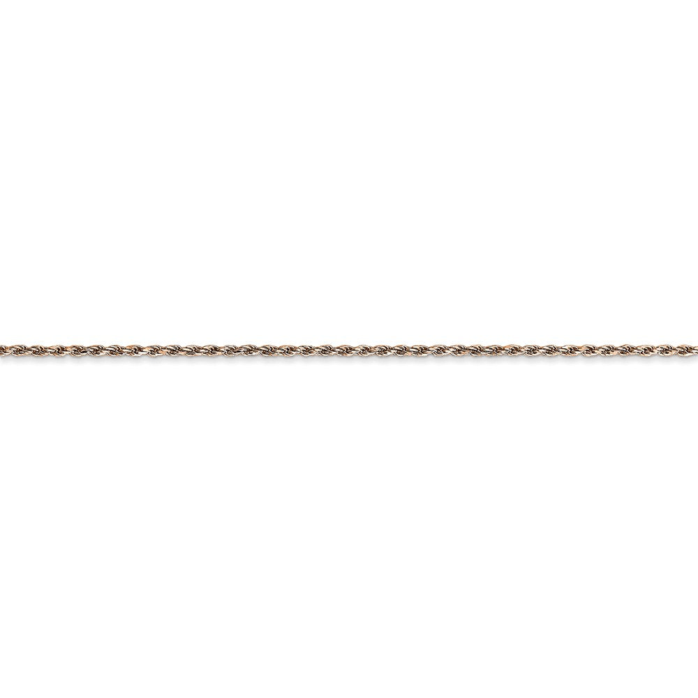 FJC Finejewelers 14k Rose Gold 1mm Bright Cut Rope