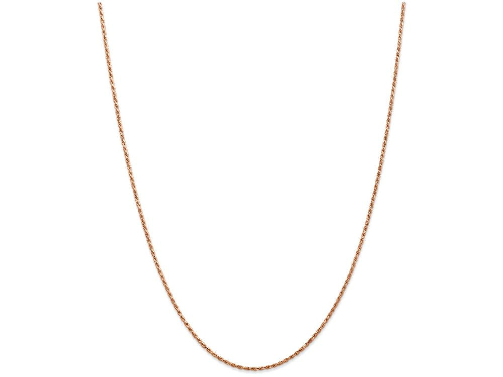 FJC Finejewelers 10 Inch 14k Rose Gold 1.5mm bright-cut Rope Chain Ankle Bracelet