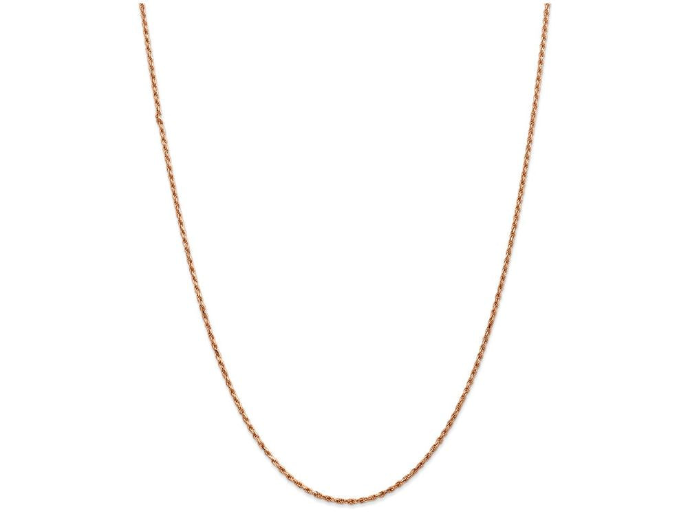 FJC Finejewelers 20 Inch 14k Rose Gold 1.8mm bright-cut Rope Chain Necklace