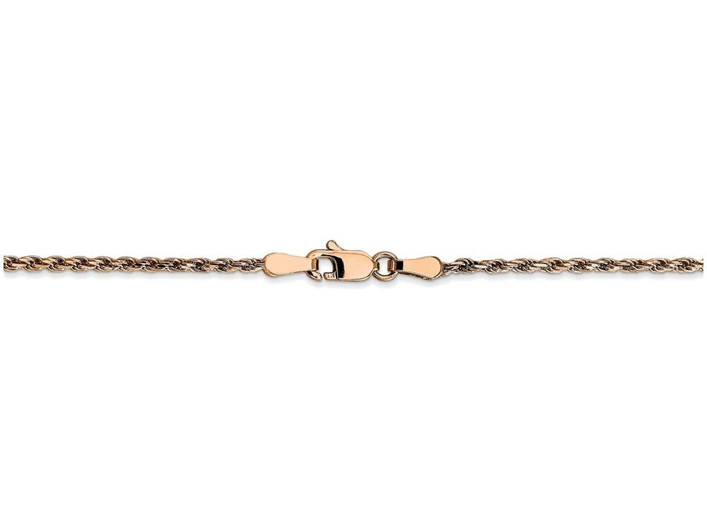 FJC Finejewelers 30 Inch 14k Rose Gold 1.8mm bright-cut Rope Chain Necklace
