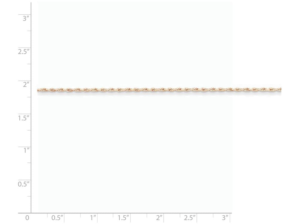 FJC Finejewelers 30 Inch 14k Rose Gold 1.8mm bright-cut Rope Chain Necklace