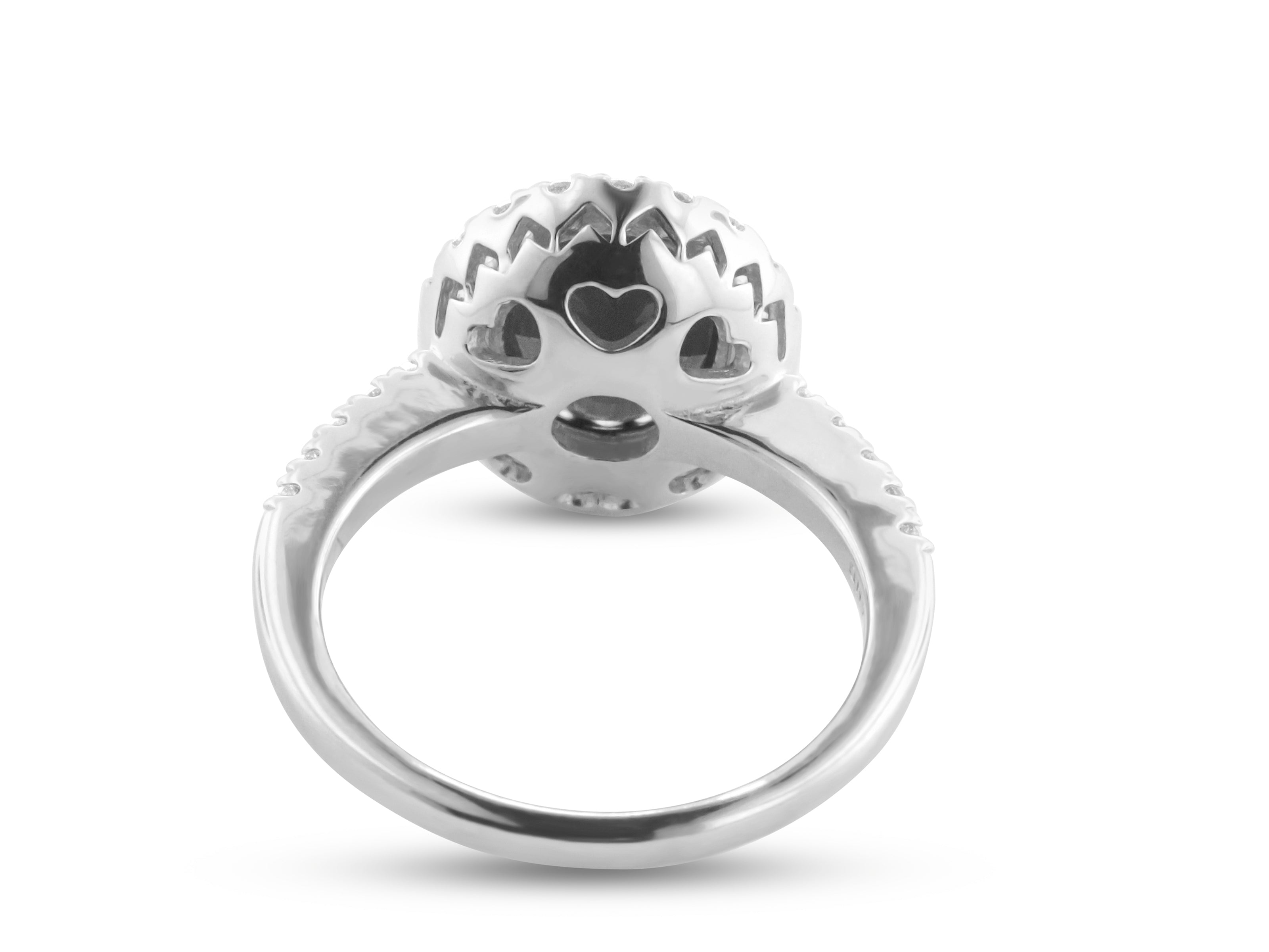 FJC Finejewelers Sterling Silver 3.40 cttw 8x10mm Oval Garnet and White Topaz accent stones Halo Ring