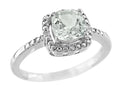 FJC Finejewelers 6x6mm Cushion-Cut Created White Sapphire Ring