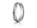 Benchmark 4mm Comfort Fit Diamond Wedding Band / Ring