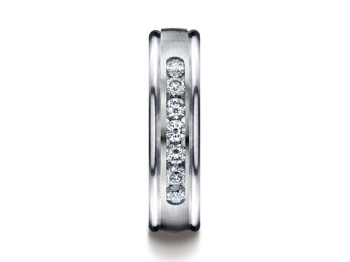 Benchmark 6mm Comfort Fit Diamond Wedding Band / Ring