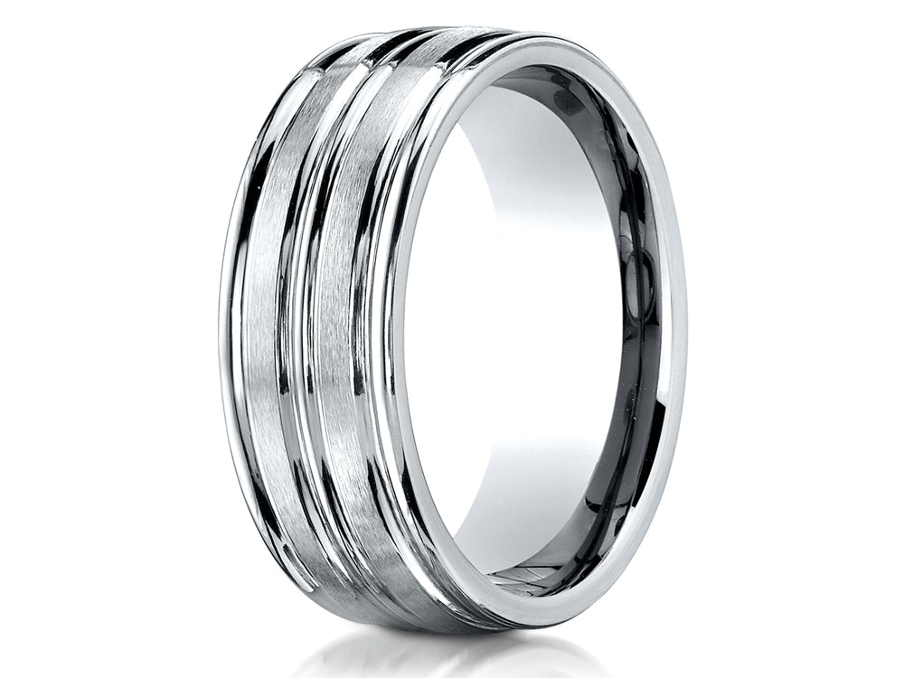 Benchmark 8mm Comfort Fit Wedding Band / Ring