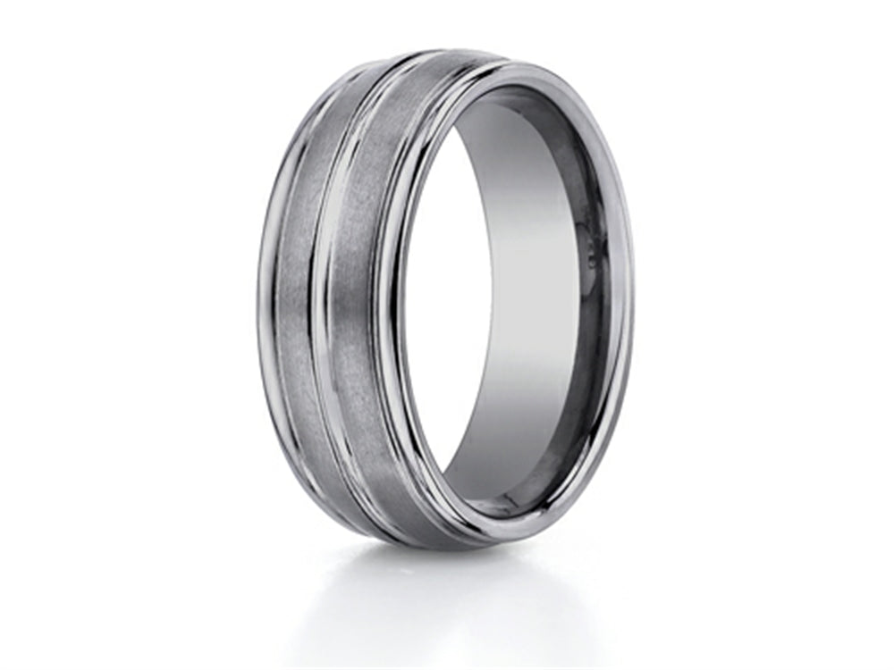 Benchmark 8mm Comfort Fit Tungsten Carbide Wedding Band / Ring