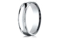 Benchmark 14k Gold 6mm Comfort-fit High Polish Finish Round Edge Design Wedding Band Ring