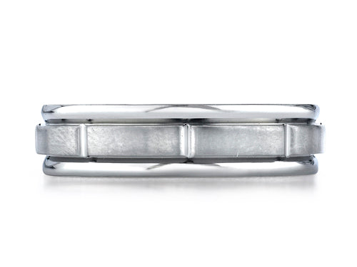 Benchmark 6mm Comfort Fit Design Wedding Band / Ring